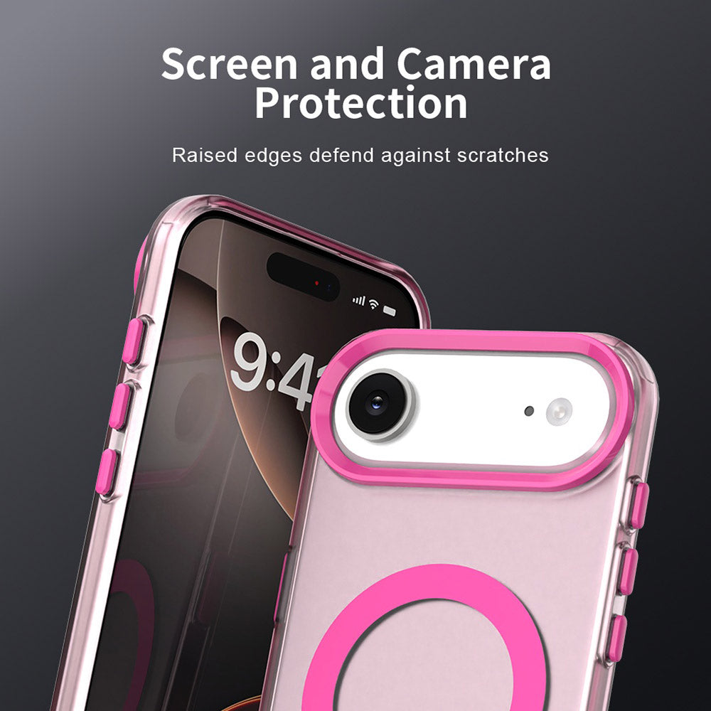 Custodia MagSafe per Apple iPhone 17 Air, Techsuit, CandyCase, Rosa