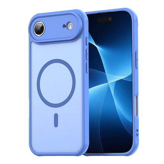 Custodia MagSafe per Apple iPhone 17 Air, Techsuit, HaloFrost II, Blu