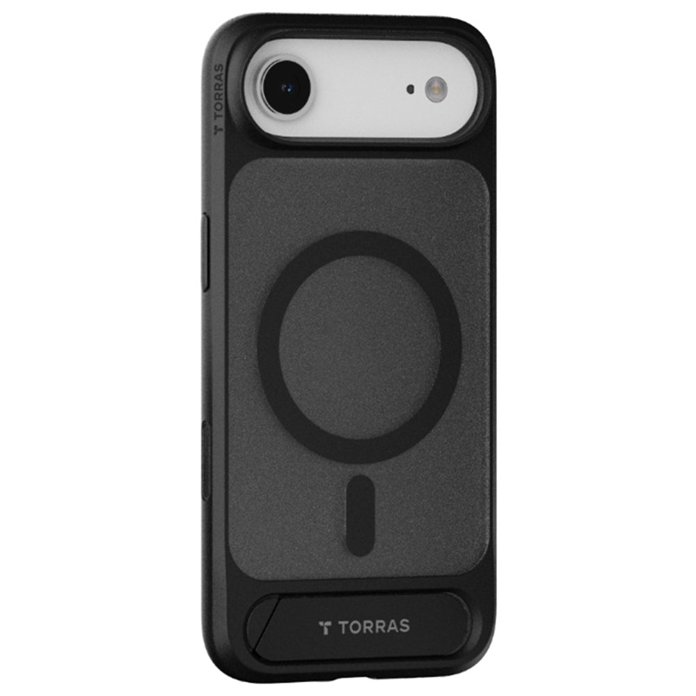 Custodia MagSafe per Apple iPhone 17 Air, Torras, Pstand, Nera