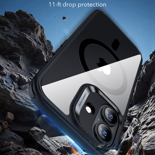 Custodia MagSafe per Apple iPhone 17, ESR, Classic Hybrid, Nera Trasparente