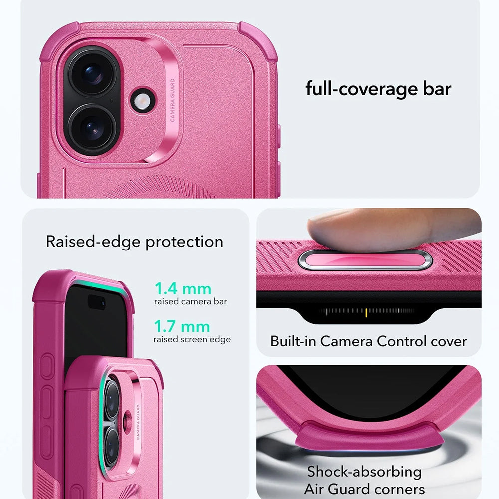 Custodia MagSafe per Apple iPhone 17, ESR, Cyber, Rosa