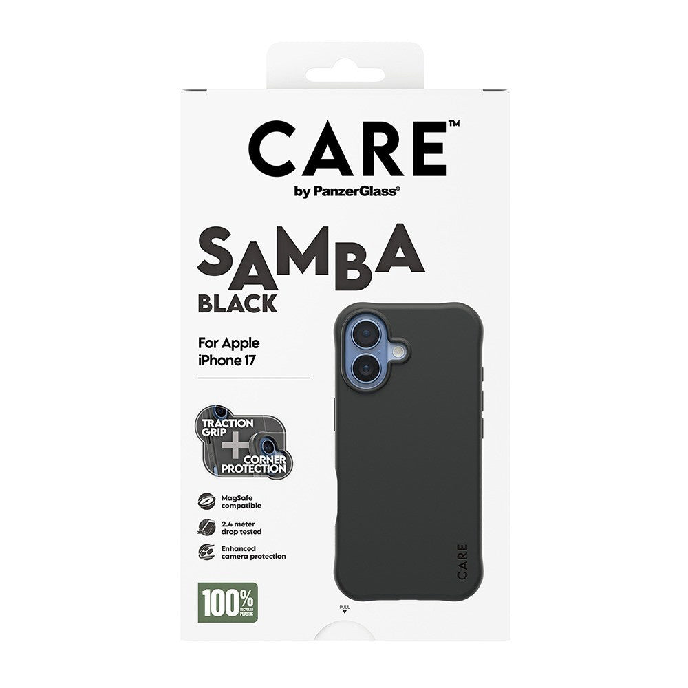 Custodia MagSafe per Apple iPhone 17, PanzerGlass, Fashionable Care, Nera