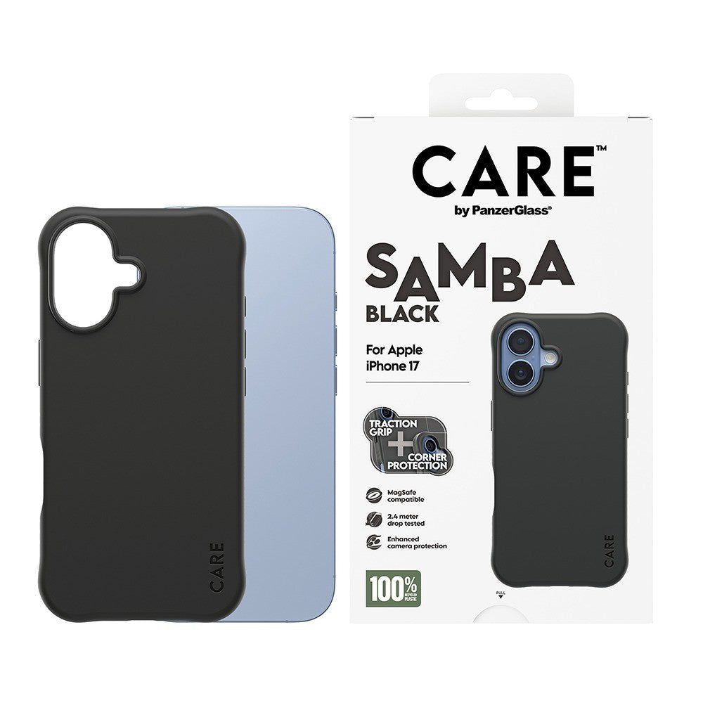 Custodia MagSafe per Apple iPhone 17, PanzerGlass, Fashionable Care, Nera