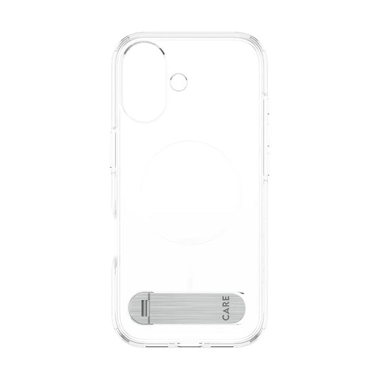 Custodia MagSafe per Apple iPhone 17, PanzerGlass, con Supporto Kickstand, Trasparente