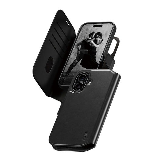 Custodia MagSafe per Apple iPhone 17, PanzerGlass, Care Feature Tango Two-in-One, Nera