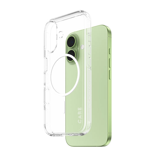 Custodia MagSafe per Apple iPhone 17, PanzerGlass, Care Urban Explorer, Trasparente Bianca