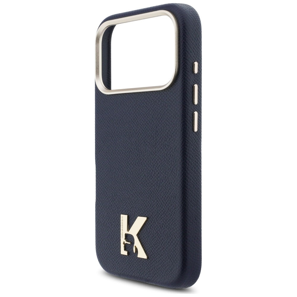 Custodia MagSafe per Apple iPhone 17 Pro, Karl Lagerfeld, Karl Head Logo, Blu