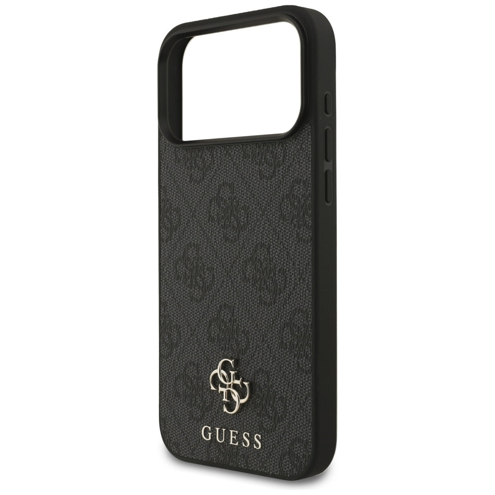 Custodia MagSafe per Apple iPhone 17 Pro Max, Guess, 4G Small and Classic Logo, Nera