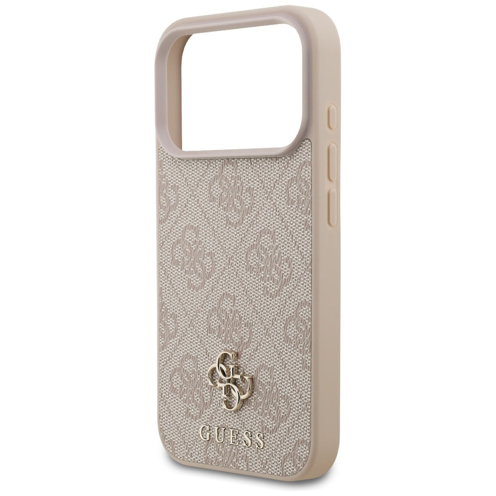 Custodia MagSafe per Apple iPhone 17 Pro Max, Guess, 4G Small and Classic Logo, Rosa