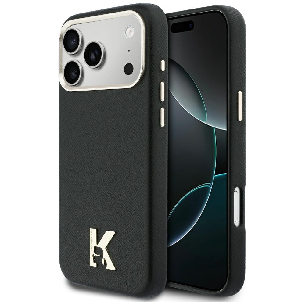 Custodia MagSafe per Apple iPhone 17 Pro Max, Karl Lagerfeld, Karl Head Logo, Nera