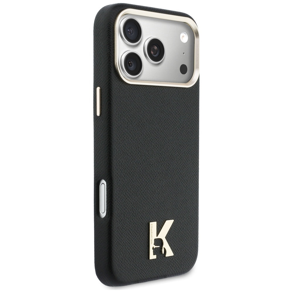 Custodia MagSafe per Apple iPhone 17 Pro Max, Karl Lagerfeld, Karl Head Logo, Nera