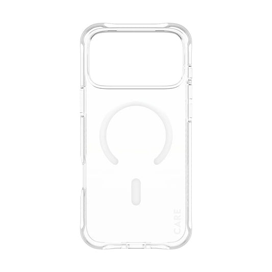 Custodia MagSafe per Apple iPhone 17 Pro Max, PanzerGlass, Care Fashionable, Trasparente Bianca