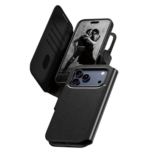 Custodia MagSafe per Apple iPhone 17 Pro Max, PanzerGlass, Care Feature Tango Two-in-One, Nera