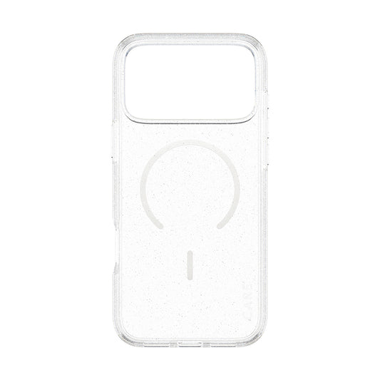 Custodia MagSafe per Apple iPhone 17 Pro Max, PanzerGlass, Care Urban Explorer Star Lit, Trasparente Bianca