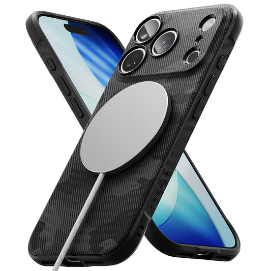 Custodia MagSafe per Apple iPhone 17 Pro Max, Ringke, Onyx, Camuffamento