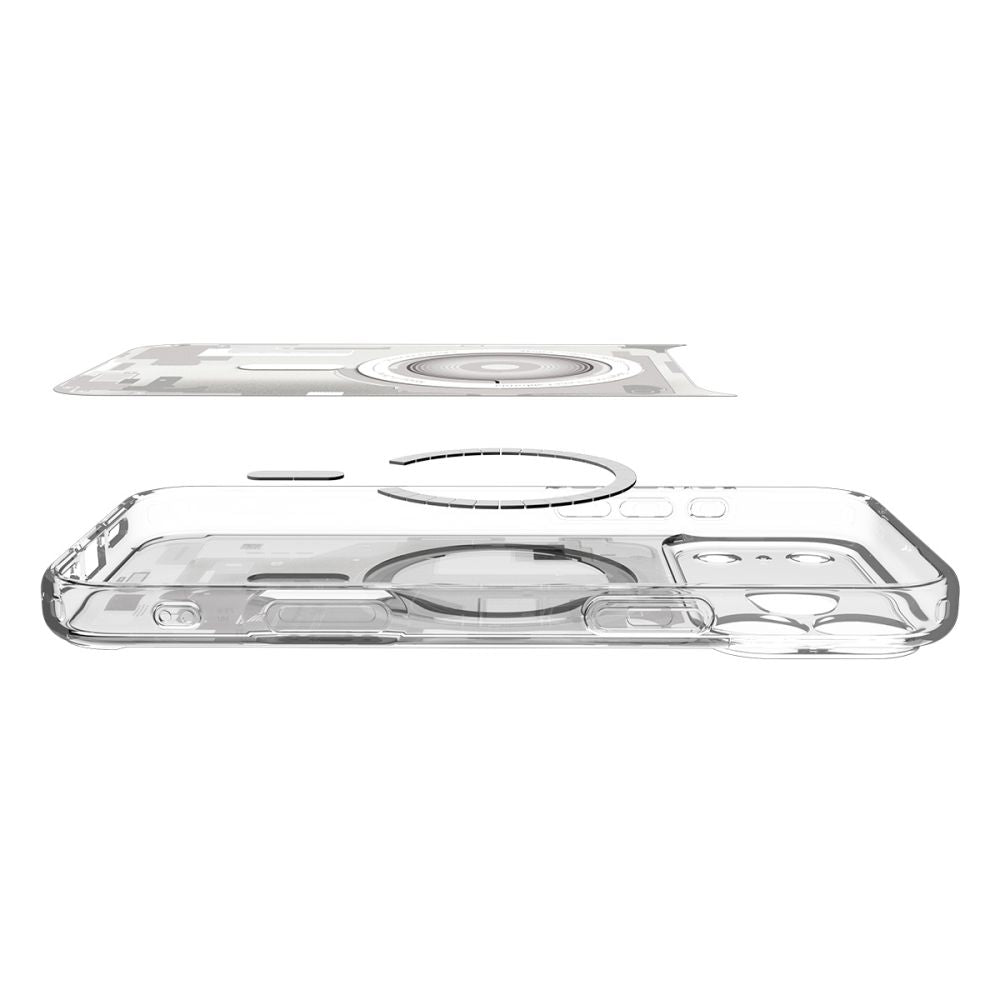 Custodia MagSafe per Apple iPhone 17 Pro Max, Spigen, Ultra Hybrid Zero One, Bianca ACS10287