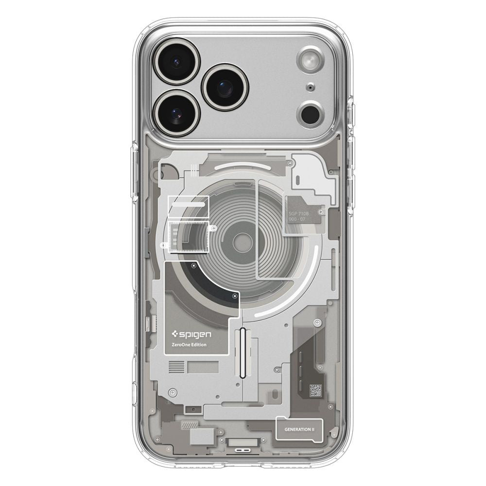 Custodia MagSafe per Apple iPhone 17 Pro Max, Spigen, Ultra Hybrid Zero One, Beige ACS10288