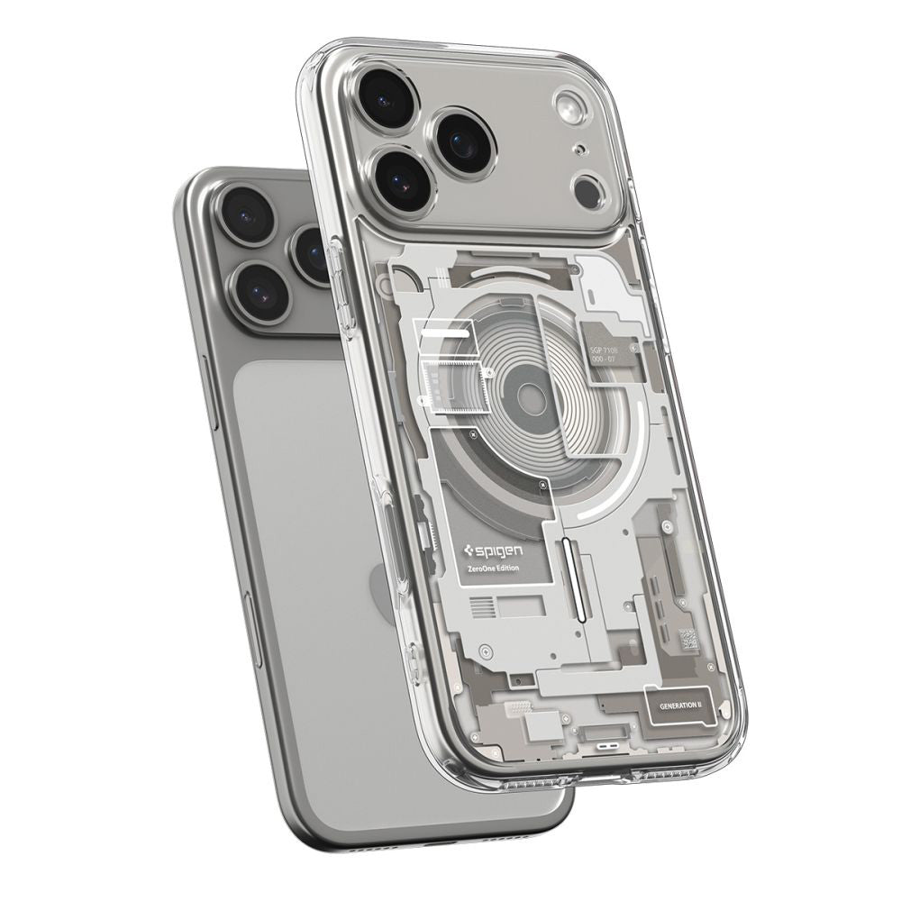 Custodia MagSafe per Apple iPhone 17 Pro Max, Spigen, Ultra Hybrid Zero One, Beige ACS10288