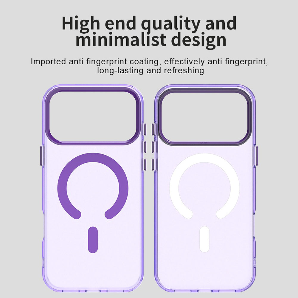 Custodia MagSafe per Apple iPhone 17 Pro Max, Techsuit, CandyCase, Viola