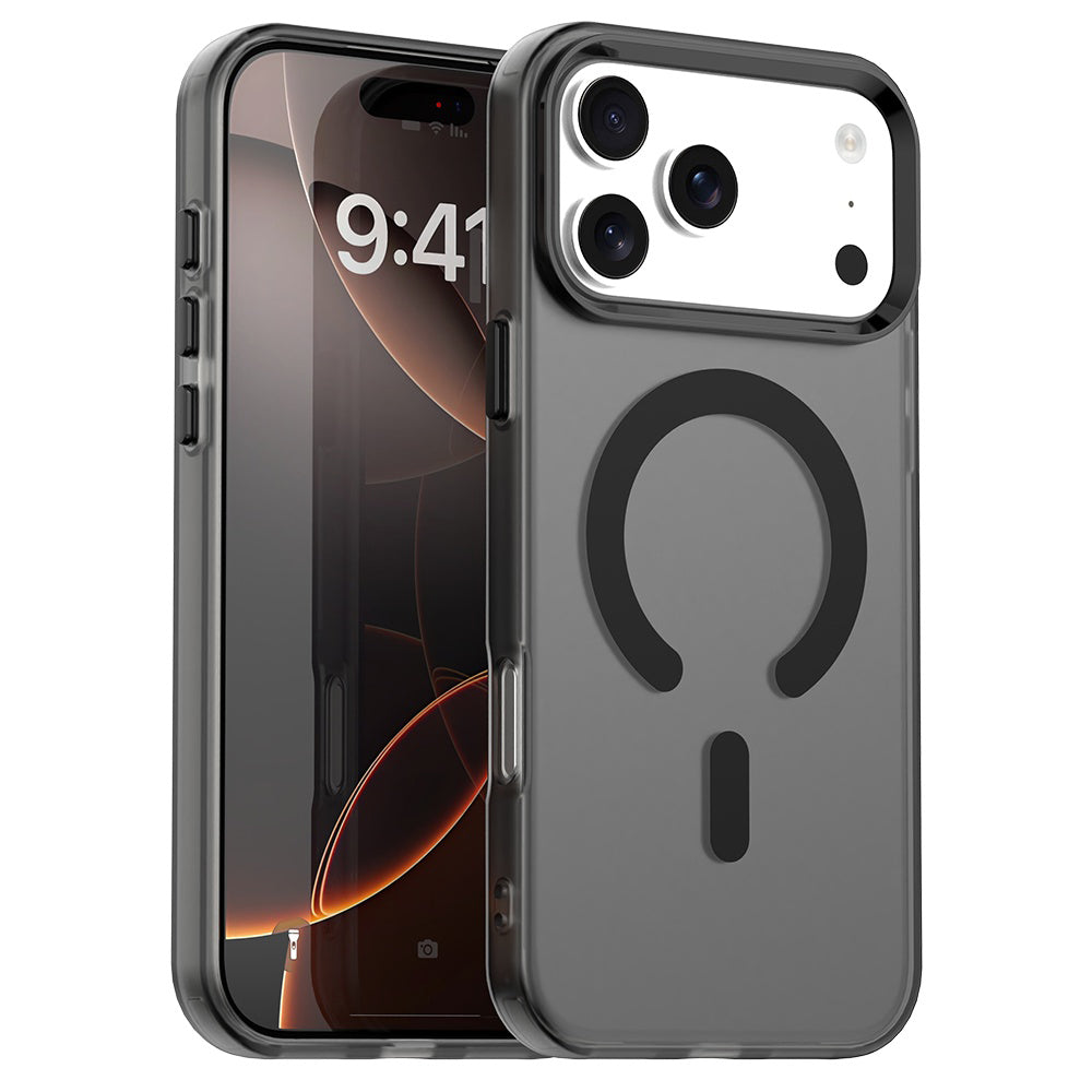 Custodia MagSafe per Apple iPhone 17 Pro Max, Techsuit, CandyCase, Nera