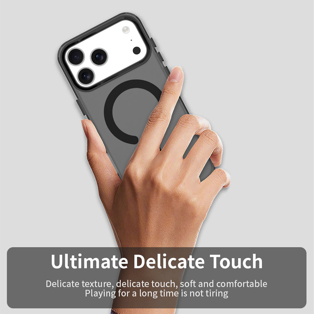 Custodia MagSafe per Apple iPhone 17 Pro Max, Techsuit, CandyCase, Nera