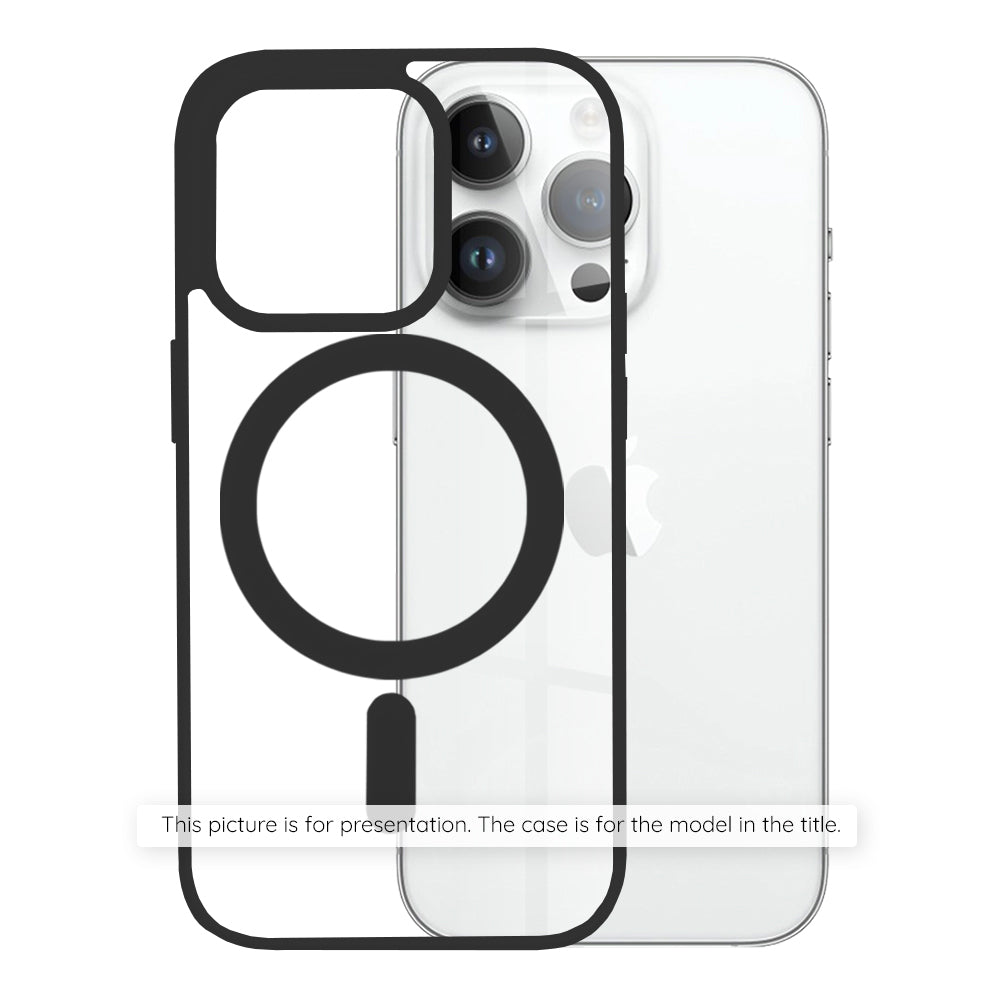 Custodia MagSafe per Apple iPhone 17 Pro Max, Techsuit, Pro, Nera