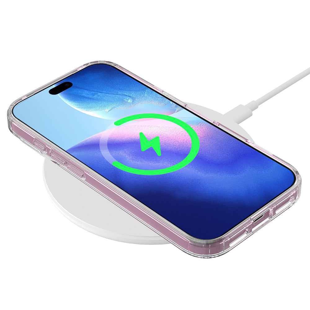 Custodia MagSafe per Apple iPhone 17 Pro Max, Techsuit, Pro, Trasparente