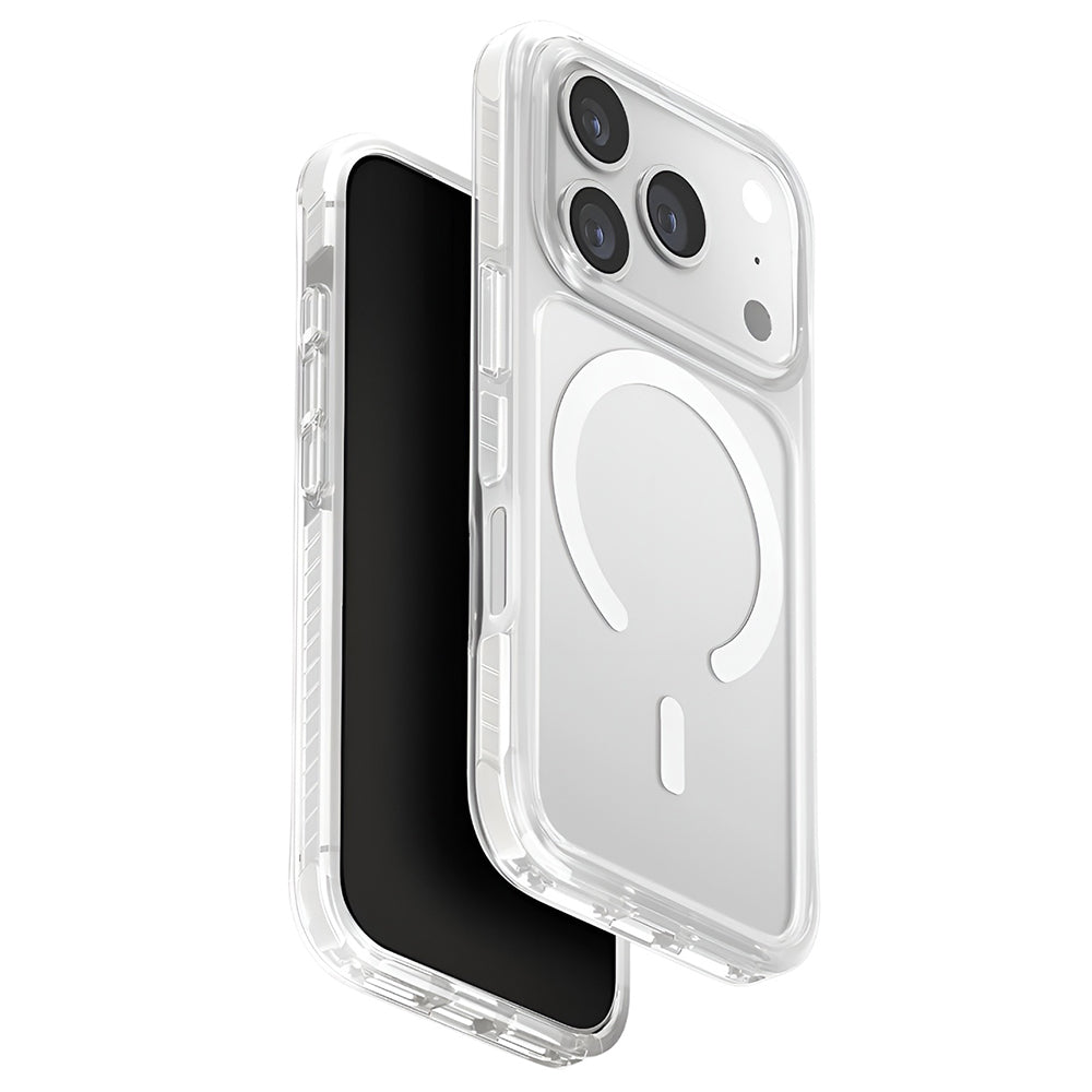 Custodia MagSafe per Apple iPhone 17 Pro Max, UNIQ, Combat MagClick, Bianca