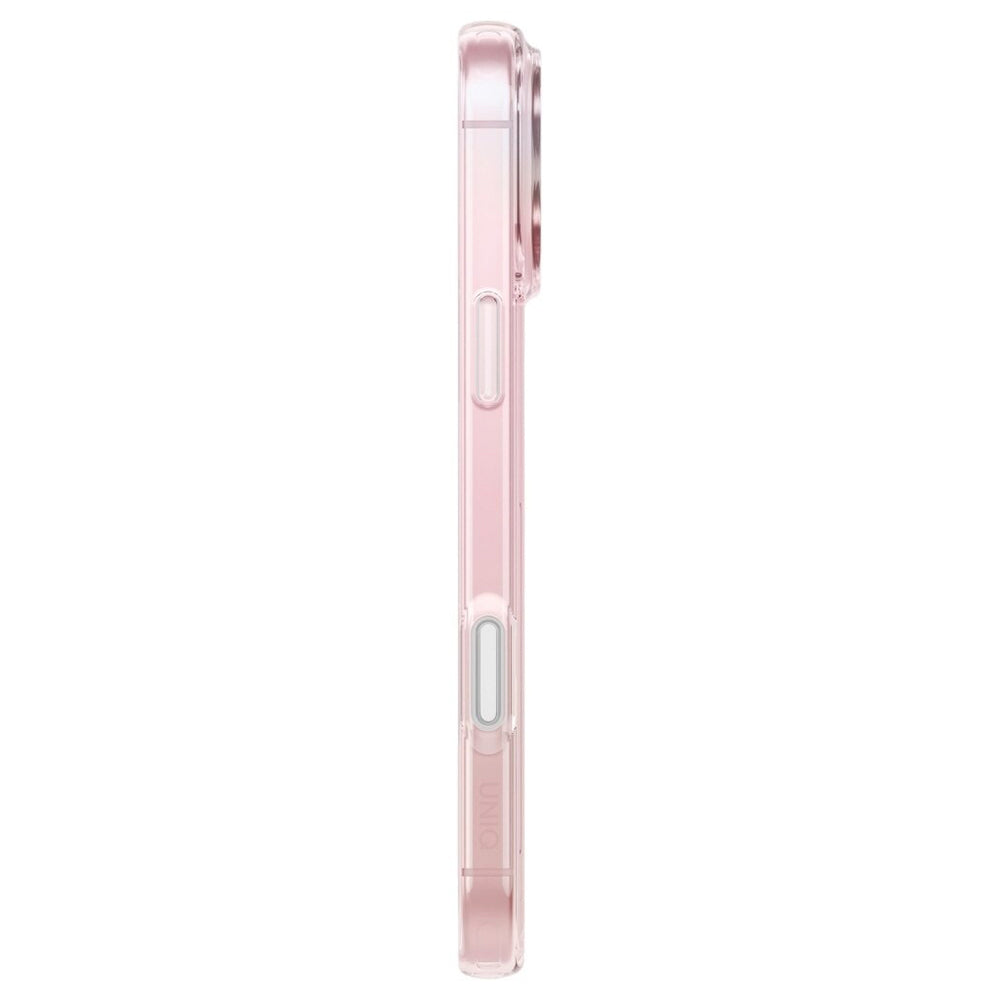 Custodia MagSafe per Apple iPhone 17 Pro Max, UNIQ, Iridescia MagClick, Blu Pastello