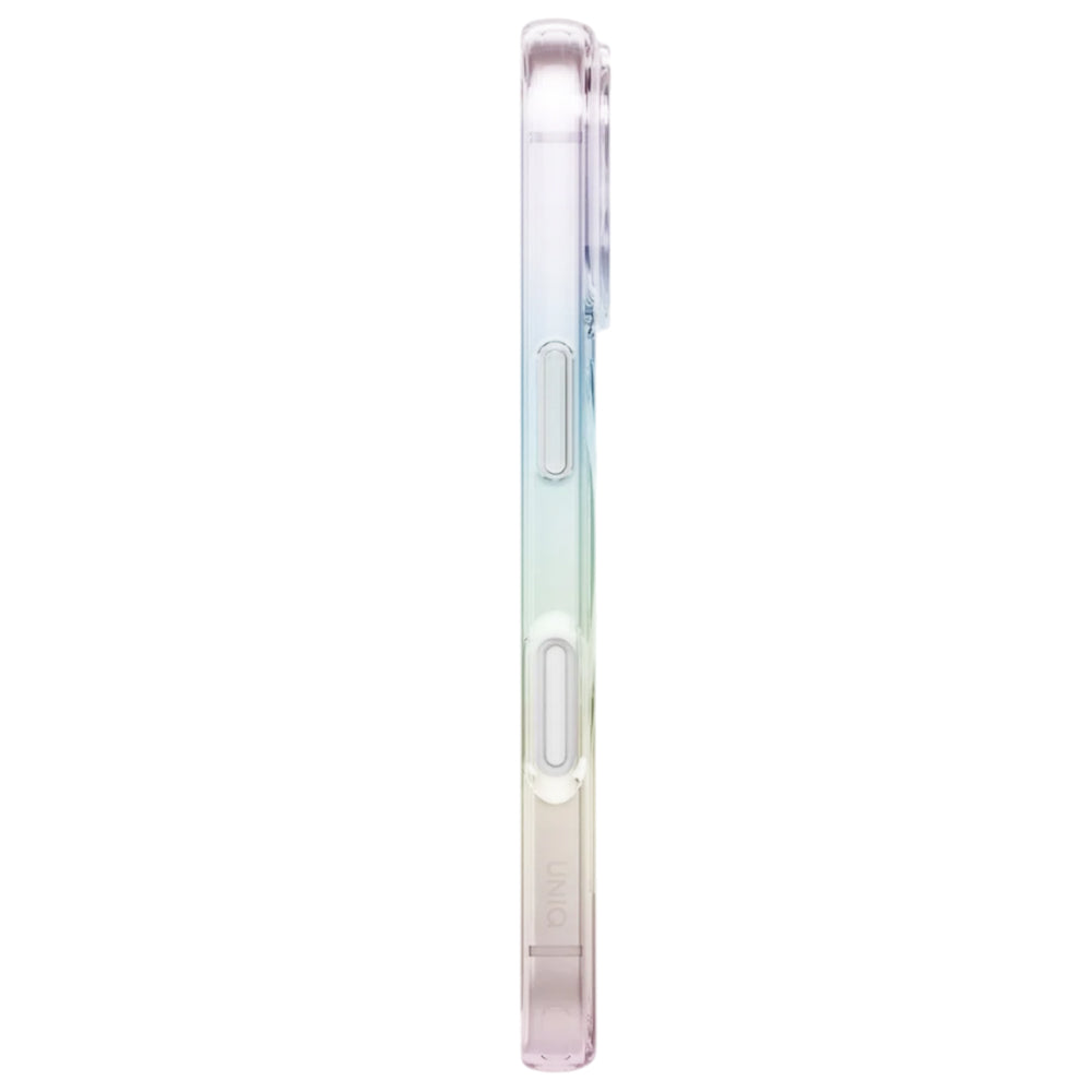 Custodia MagSafe per Apple iPhone 17 Pro Max, UNIQ, Iridescia MagClick, Multicolore