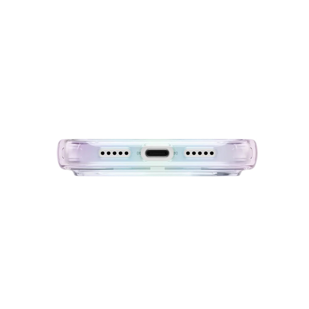 Custodia MagSafe per Apple iPhone 17 Pro Max, UNIQ, Iridescia MagClick, Multicolore