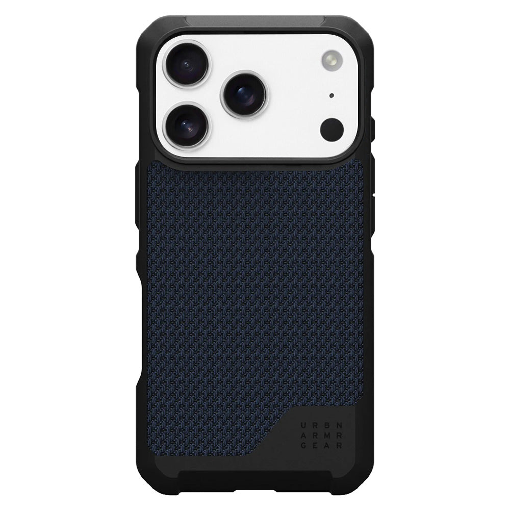 Custodia MagSafe per Apple iPhone 17 Pro Max, Urban Armor Gear, Metropolis LT Kevlar, Blu marino