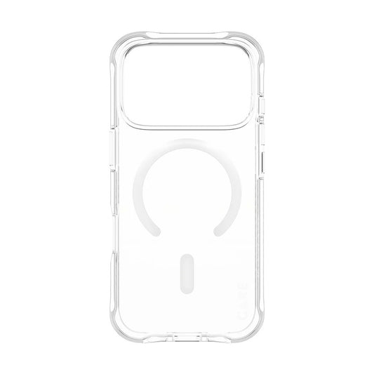 Custodia MagSafe per Apple iPhone 17 Pro, PanzerGlass, Fashionable Care, Bianco Trasparente
