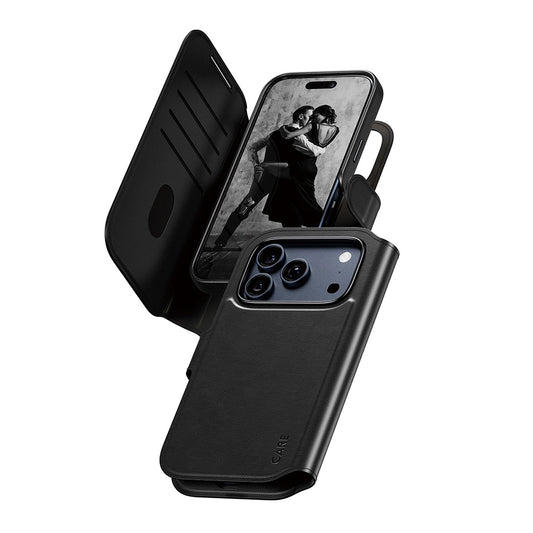 Custodia MagSafe per Apple iPhone 17 Pro, PanzerGlass, Care Feature Tango Two-in-One, Nera