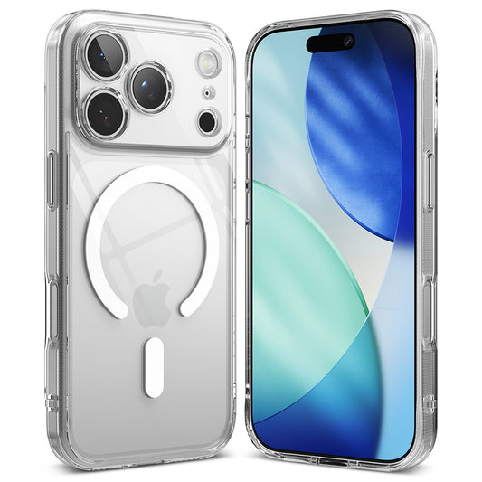 Custodia MagSafe per Apple iPhone 17 Pro, Ringke, Fusion, Trasparente