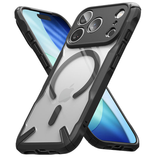 Custodia MagSafe per Apple iPhone 17 Pro, Ringke, Fusion X, Nera