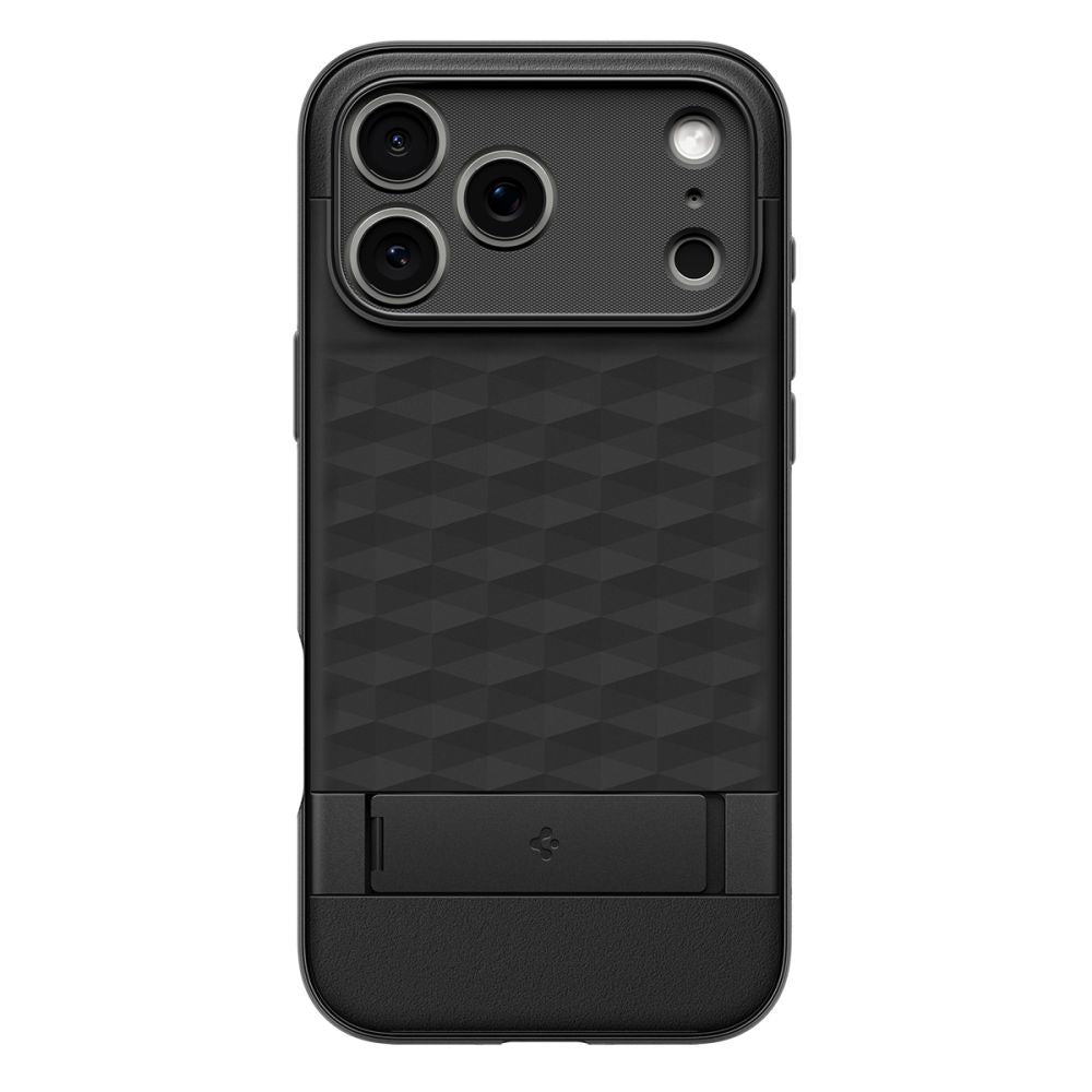 Custodia MagSafe per Apple iPhone 17 Pro, Spigen, Caseology Parallax S, Nera Opaca ACS09964