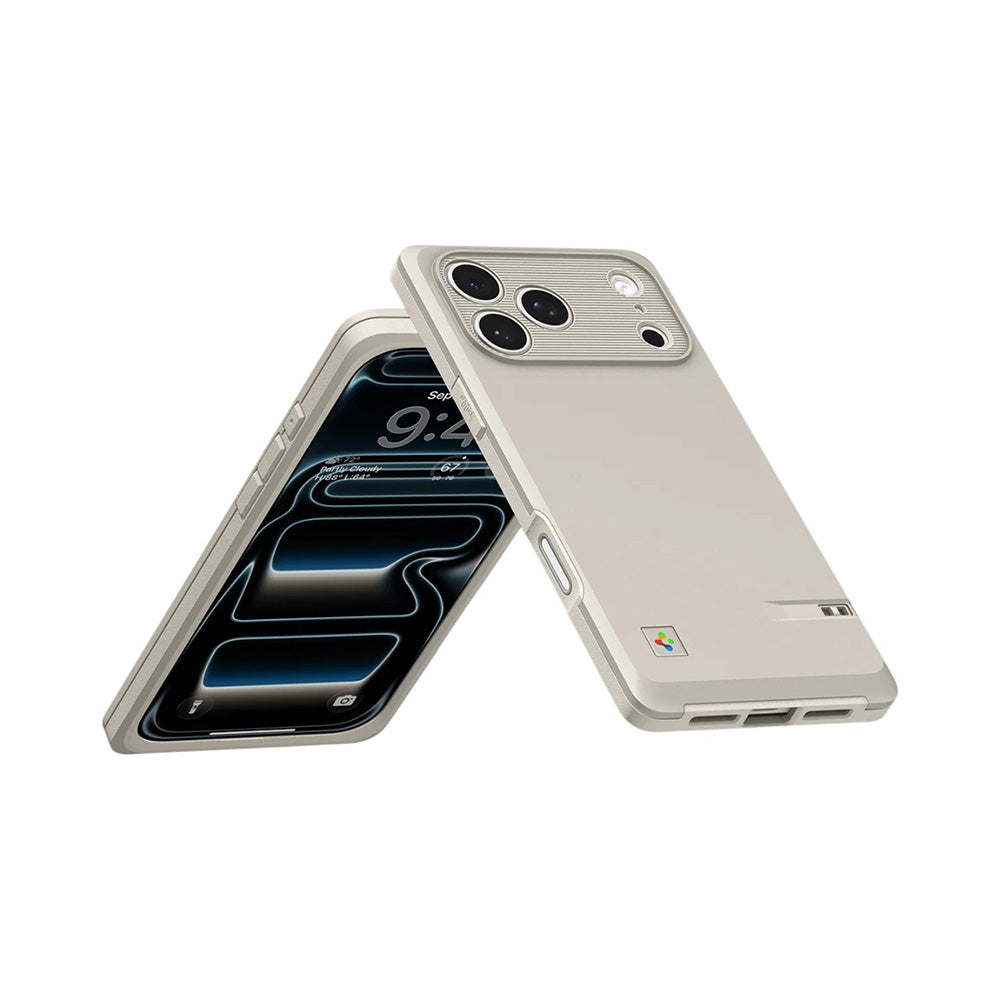 Custodia MagSafe per Apple iPhone 17 Pro, Spigen, Classic LS, Crema ACS10479
