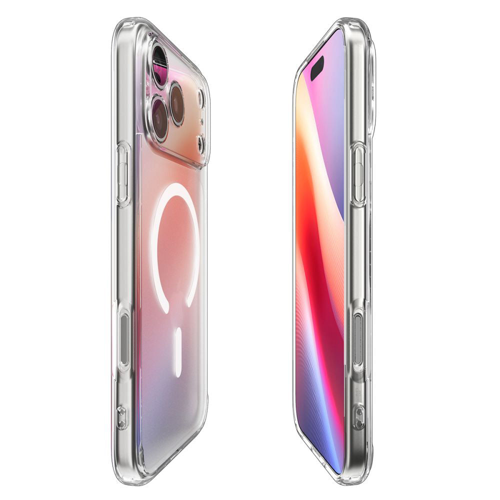 Custodia MagSafe per Apple iPhone 17 Pro, Spigen, Ultra Hybrid, Bianco Satinato ACS10350