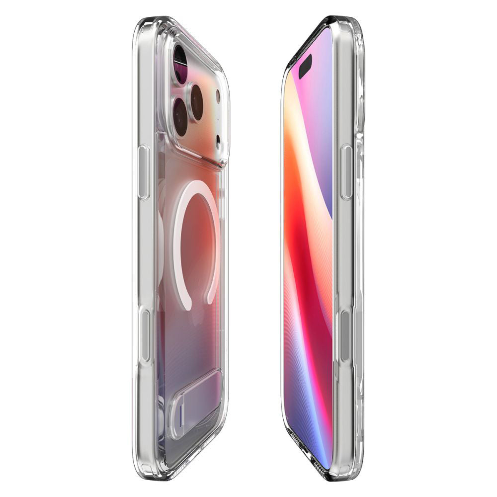 Custodia MagSafe per Apple iPhone 17 Pro, Spigen, Ultra Hybrid S, Trasparente