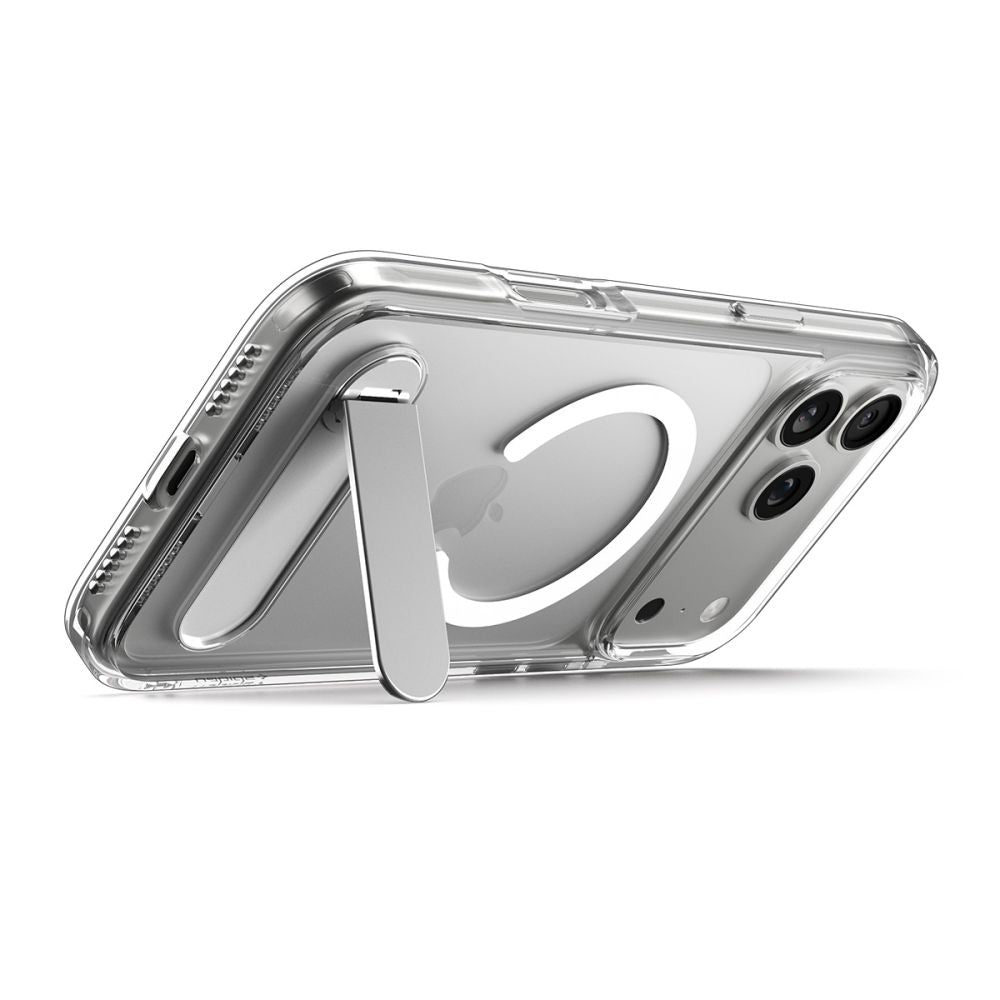 Custodia MagSafe per Apple iPhone 17 Pro, Spigen, Ultra Hybrid S, Trasparente