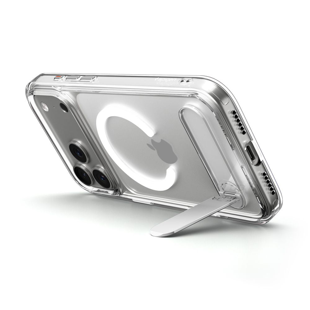 Custodia MagSafe per Apple iPhone 17 Pro, Spigen, Ultra Hybrid S, Trasparente