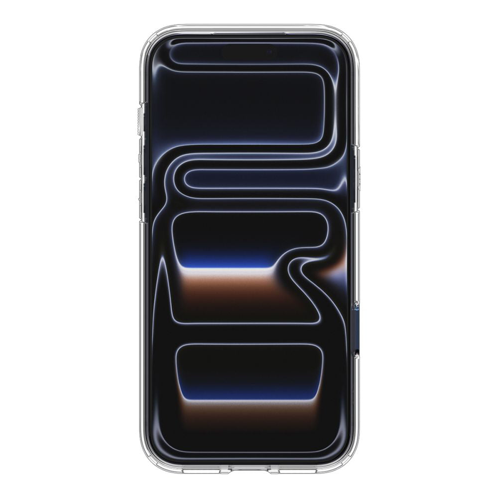 Custodia MagSafe per Apple iPhone 17 Pro, Spigen, Ultra Hybrid, Trasparente Blu Navy ACS11111