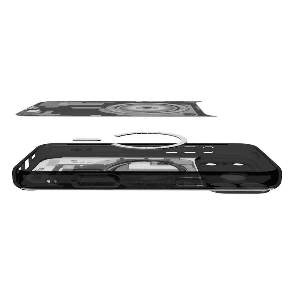 Custodia MagSafe per Apple iPhone 17 Pro, Spigen, Ultra Hybrid Zero One, Nera ACS10353