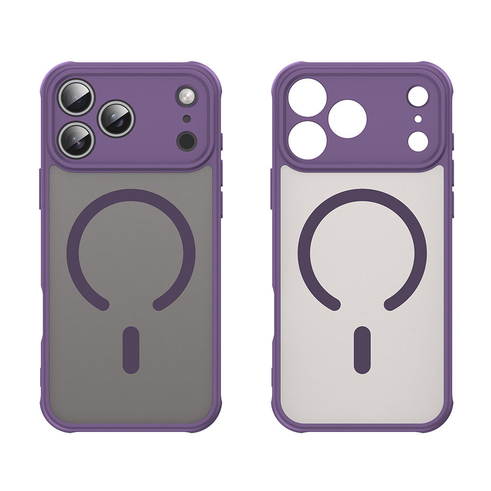 Custodia MagSafe per Apple iPhone 17 Pro, Techsuit, HaloFrost II, Viola