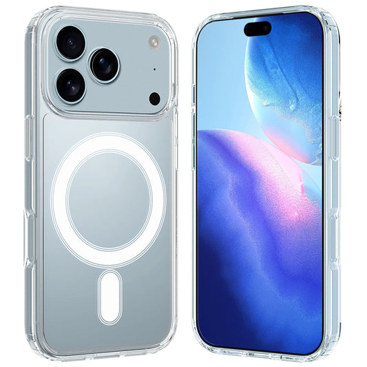 Custodia MagSafe per Apple iPhone 17 Pro, Techsuit, Pro, Trasparente