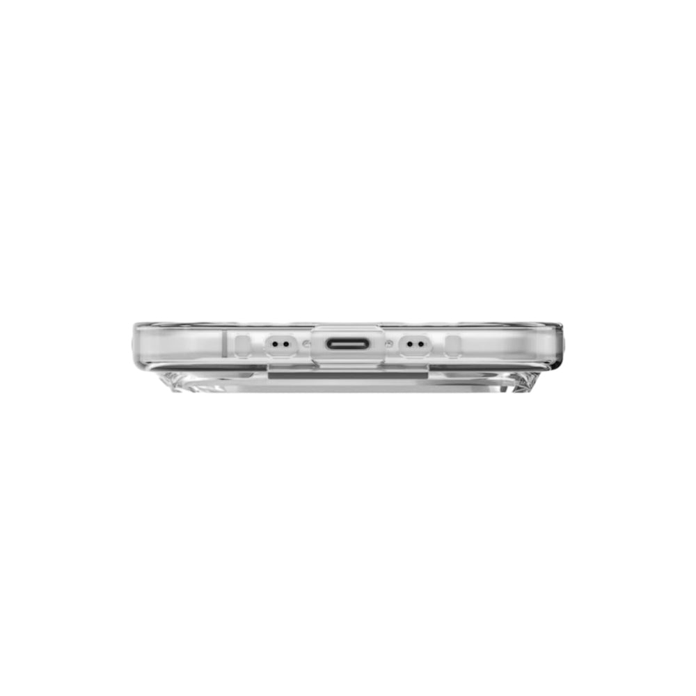 Custodia MagSafe per Apple iPhone 17 Pro, UNIQ, Heldro Air MagClick, Grigio Trasparente