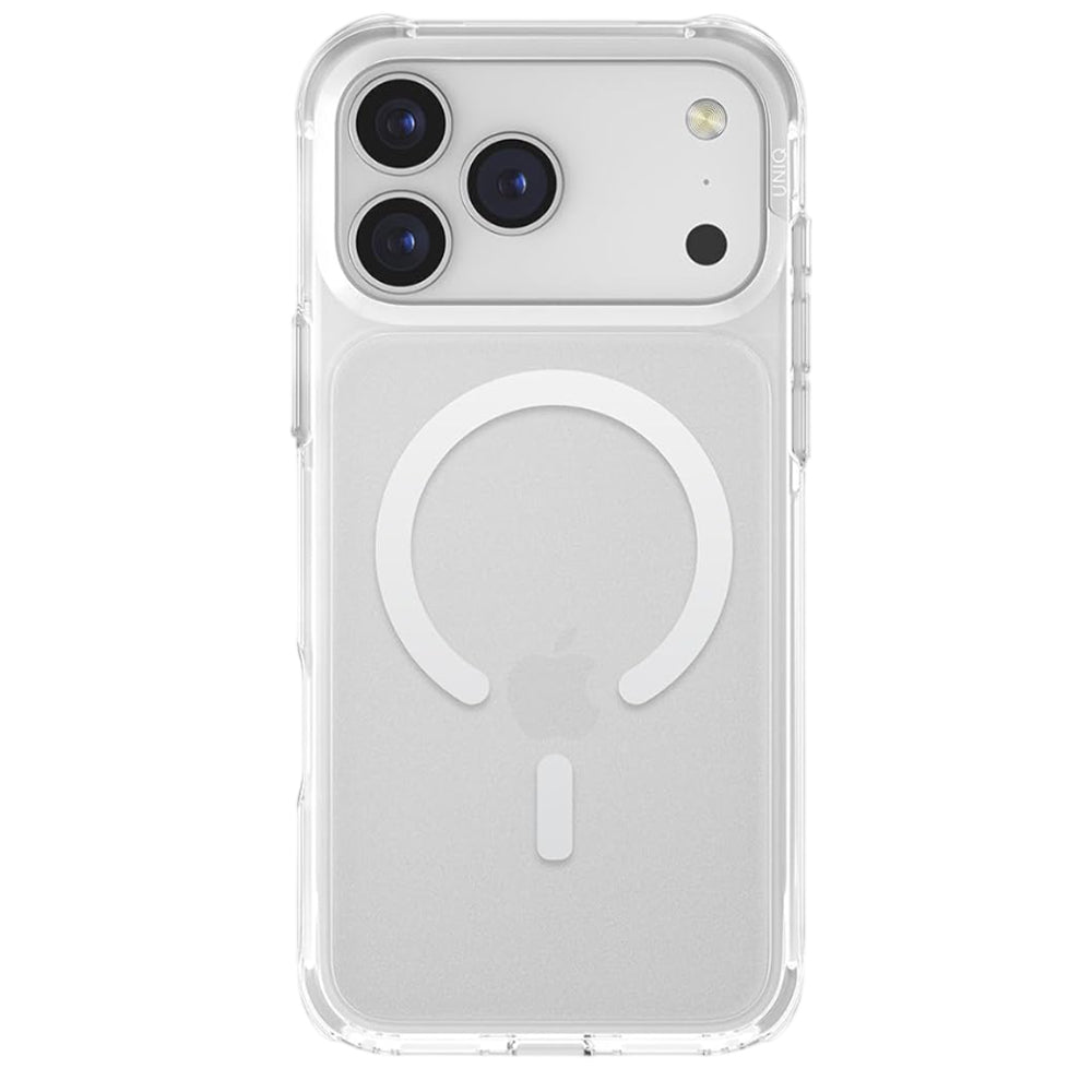 Custodia MagSafe per Apple iPhone 17 Pro, UNIQ, LifePro Xtreme MagClick, Trasparente