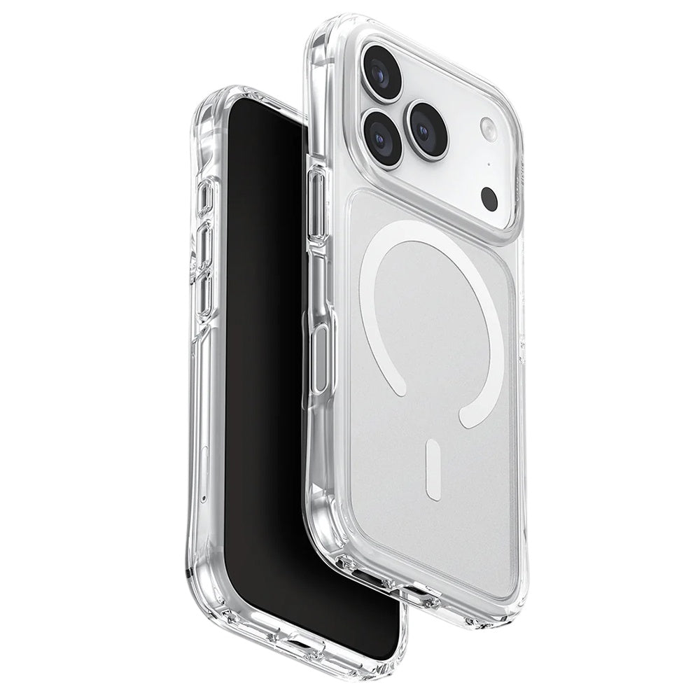 Custodia MagSafe per Apple iPhone 17 Pro, UNIQ, LifePro Xtreme MagClick, Trasparente