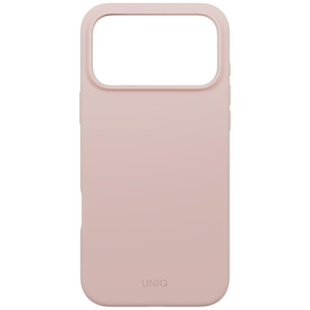 Custodia MagSafe per Apple iPhone 17 Pro, UNIQ, Lino MagClick, Rosa